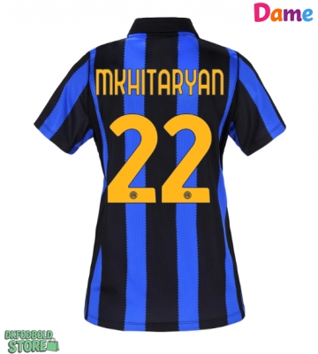 Inter Milan Henrikh Mkhitaryan #22 Replika Hjemmebanetrøje Dame 2026-27 Kortærmet